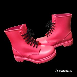 Madden Girl Hot Pink Rain boots